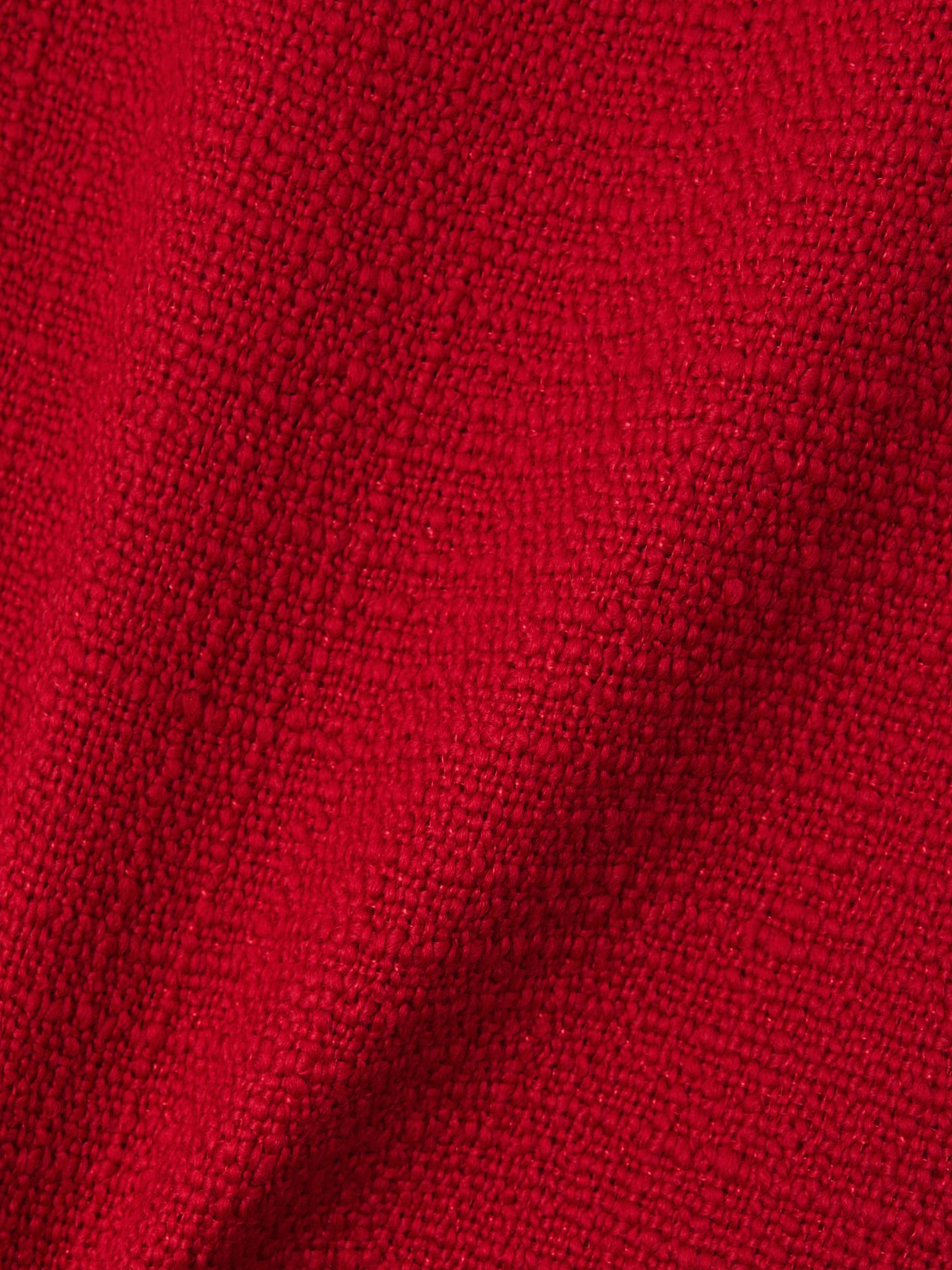 Wool-blend tweed skirt Red - 5