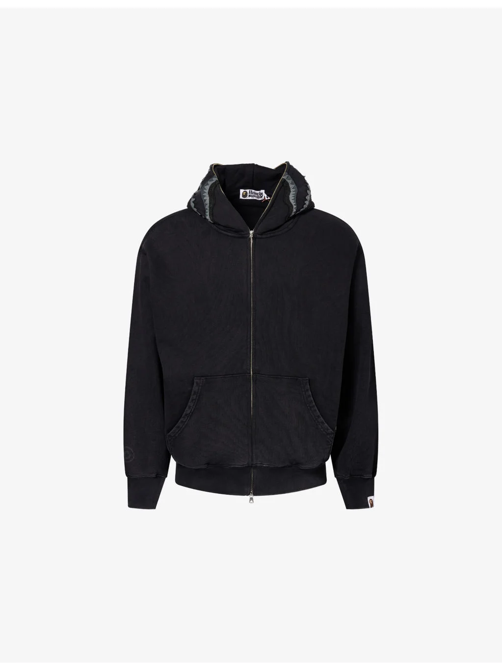 Shark Relaxed-Fit Cotton-Jersey Hoody - 1