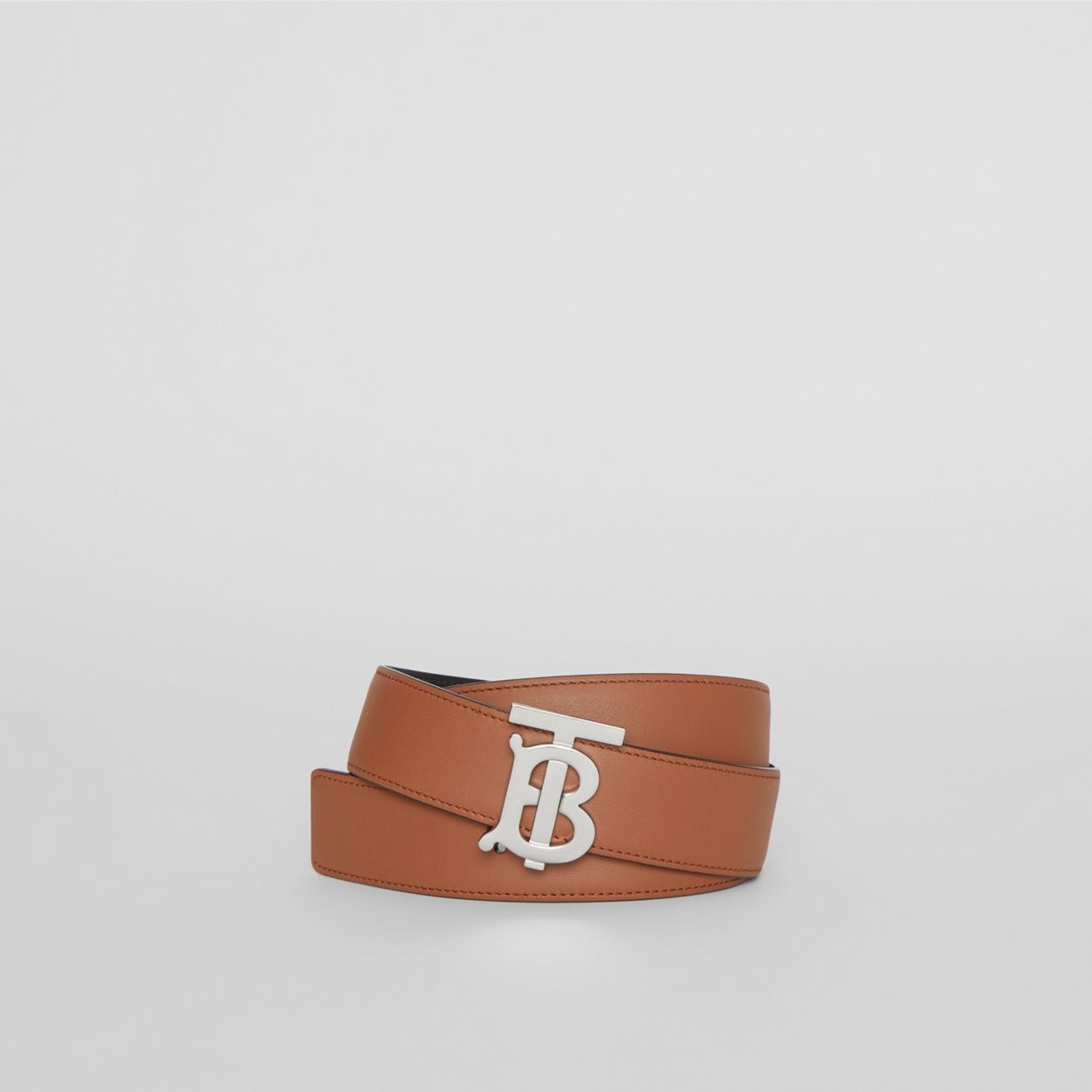 Reversible Monogram Motif Leather Belt - 1