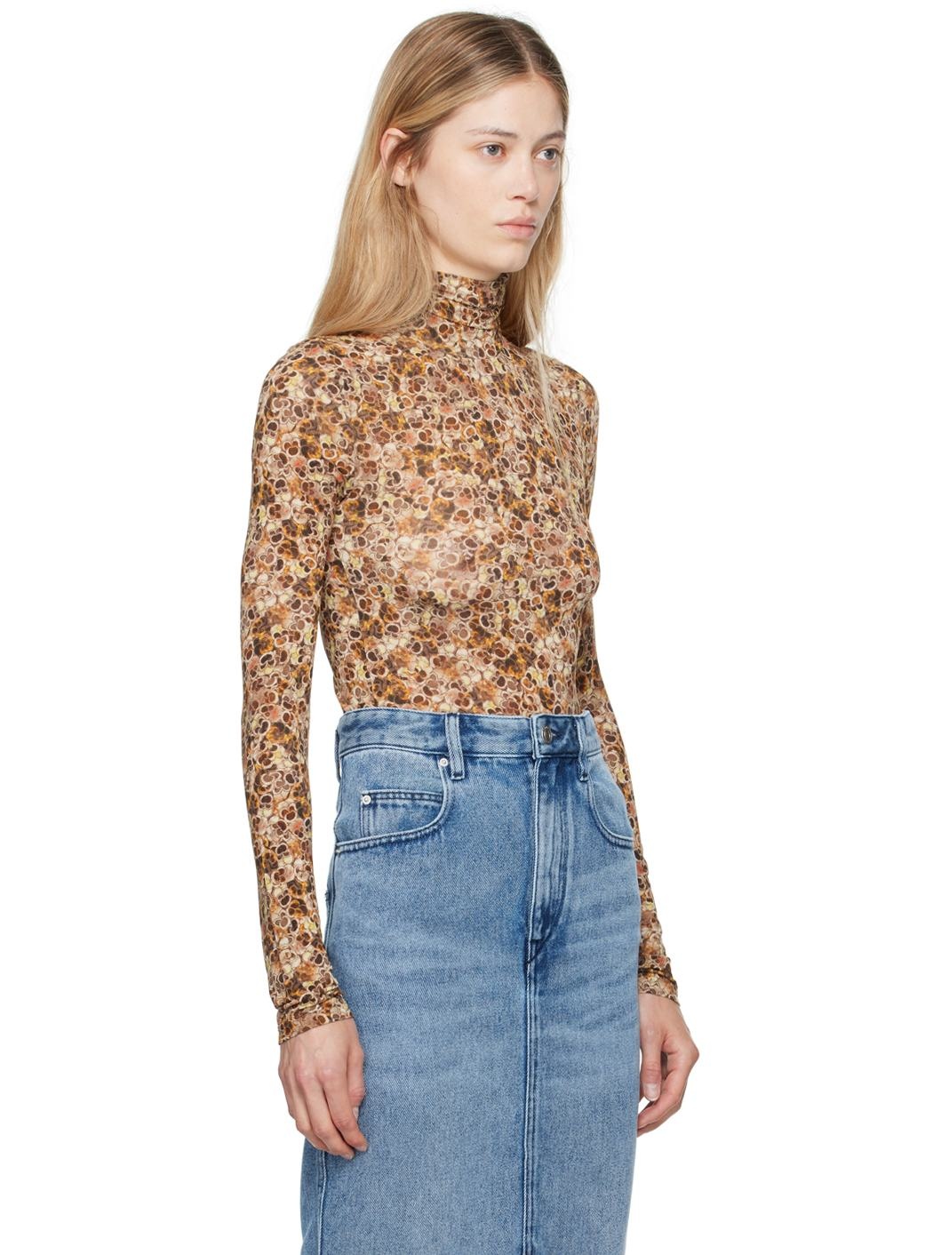 Brown Joyela Turtleneck - 2