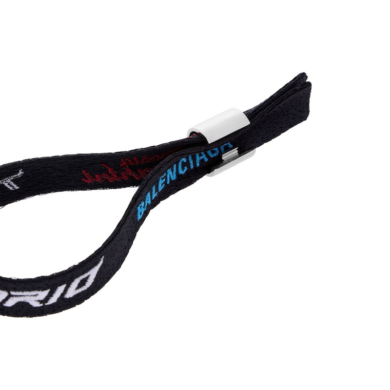 Balenciaga | Automobili Lamborghini Bracelet in Black/shiny Silver 3