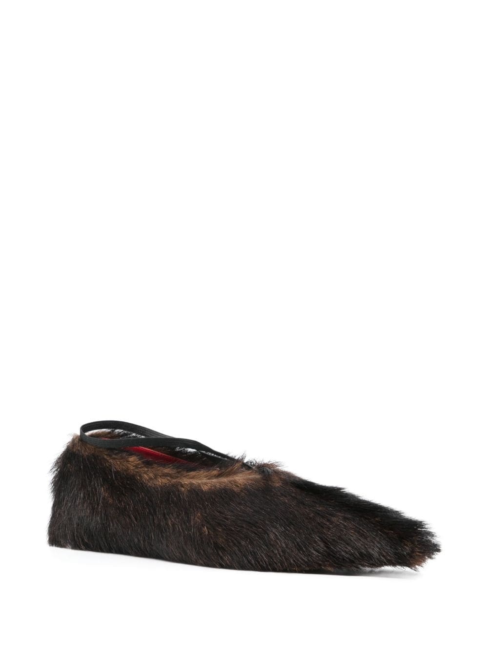 fur ballet flats - 2