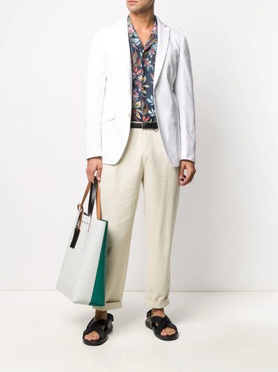 Etro paisley jacquard single-breasted blazer outlook