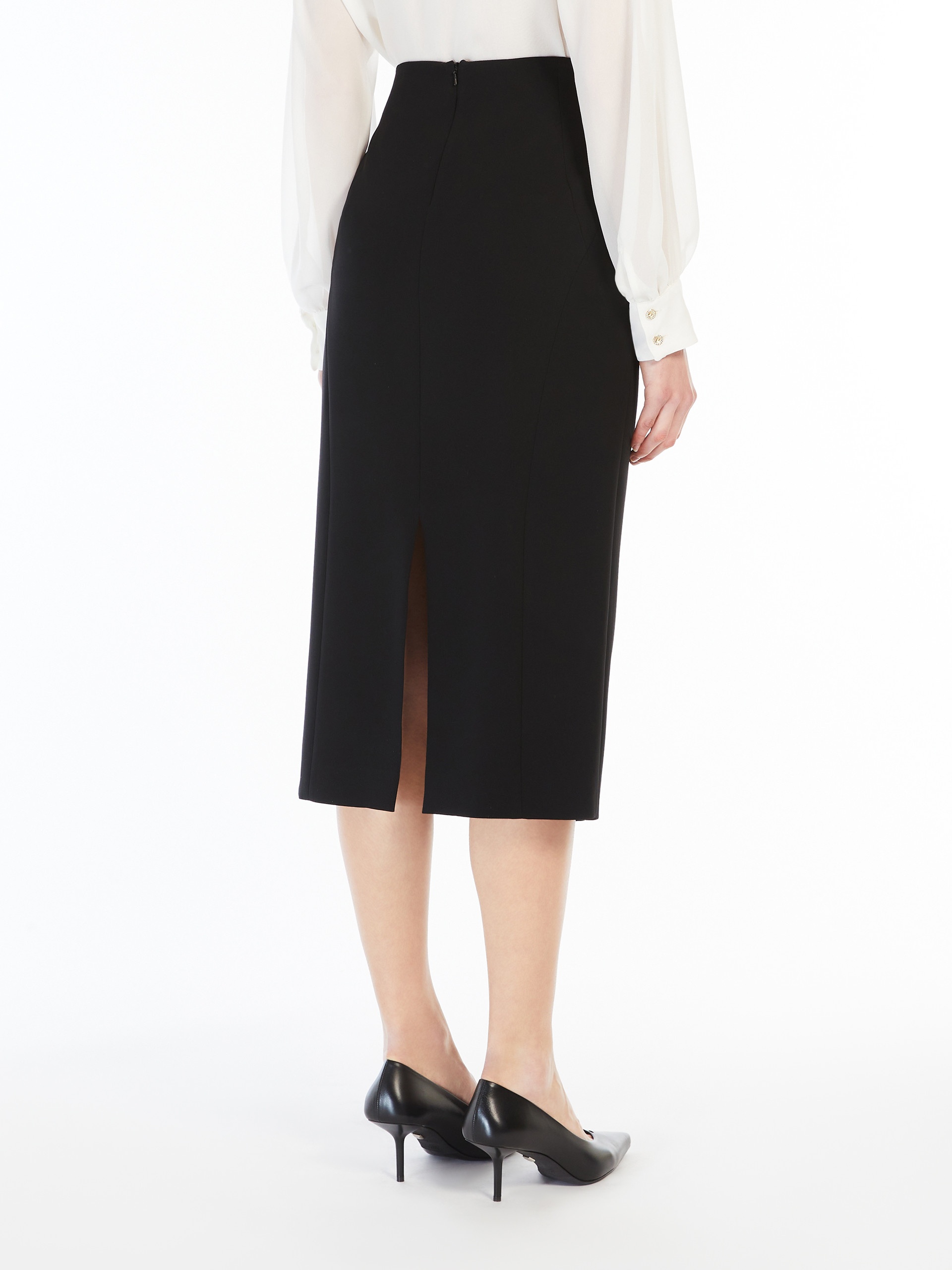 CLAUDIA Cady pencil skirt - 4