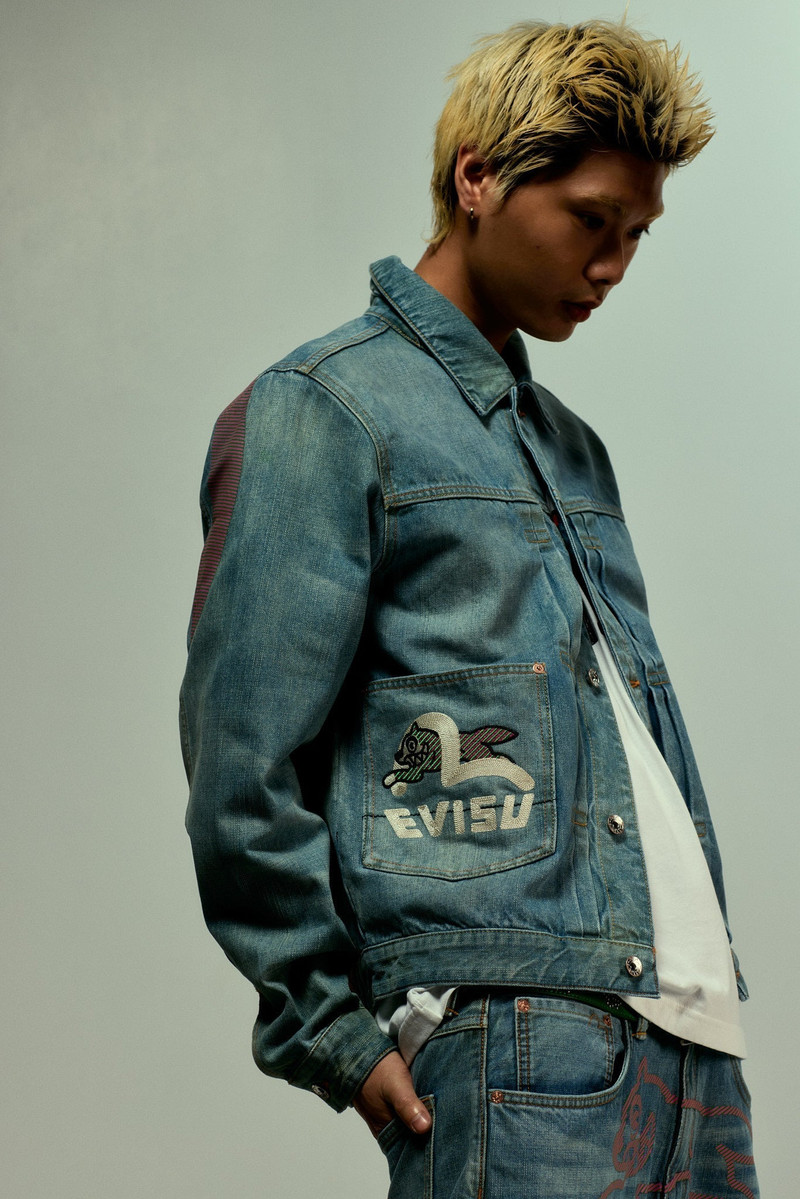 【EXCLUSIVE】EVISU X ICECREAM Seagull Denim Jacket 7