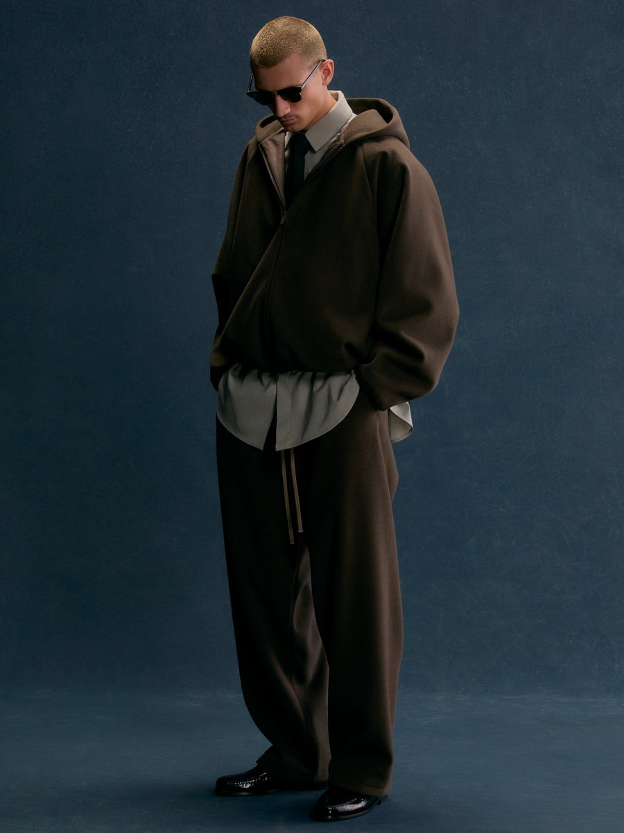 Brushed Hooded Bomber - 2