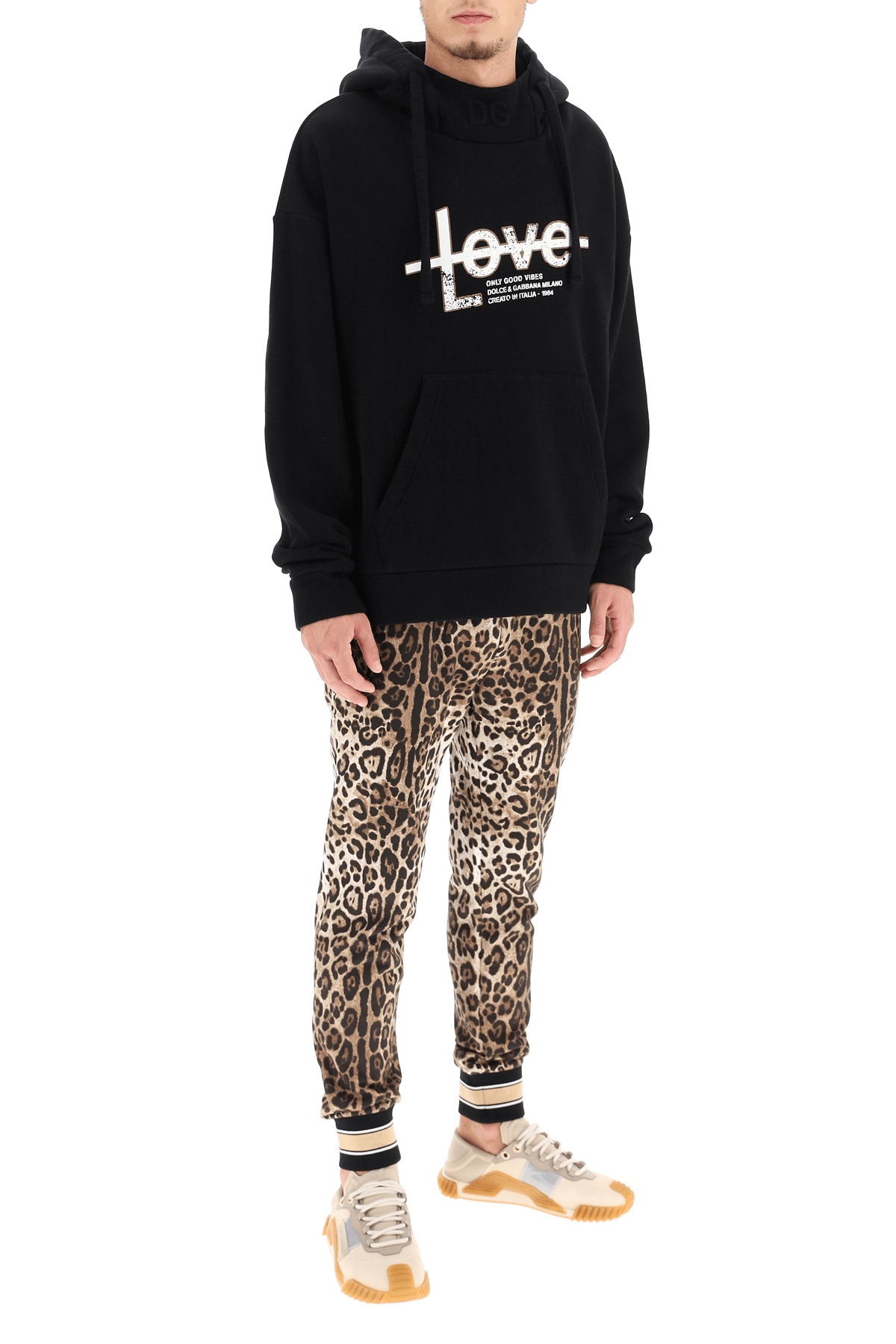 Dolce & Gabbana 'Only Good Vibes' Print Hoodie - 2