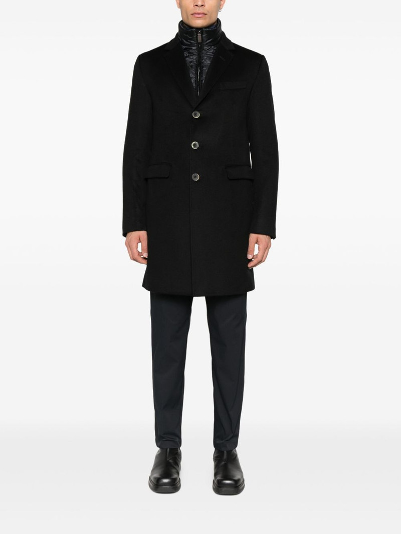 Herno detachable-liner button coat outlook
