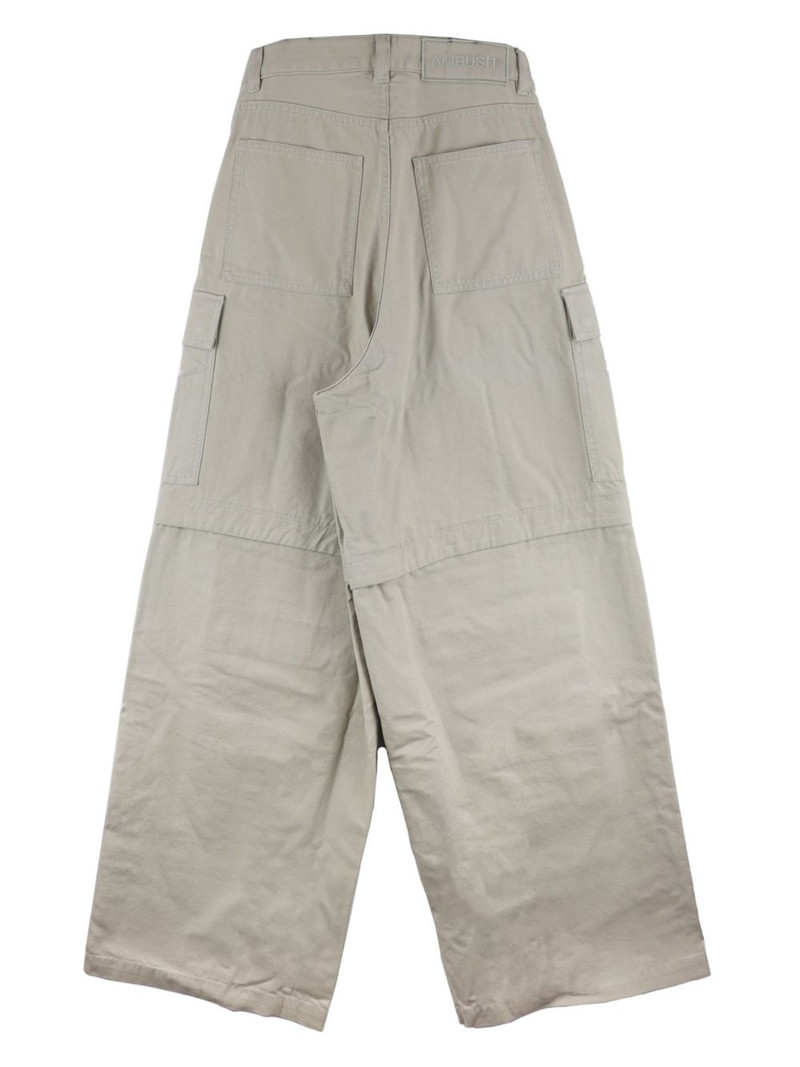 Ambush cotton cargo trousers outlook