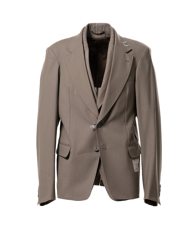 Front Layered Wool Jacket 20