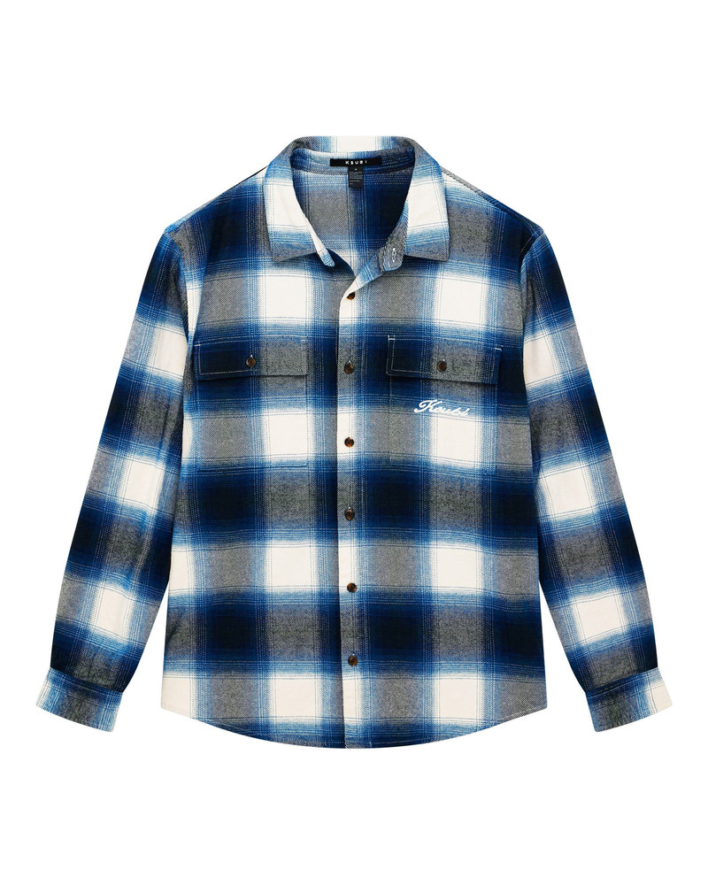 ROSEBOWL LS SHIRT SALTED BLUE 7