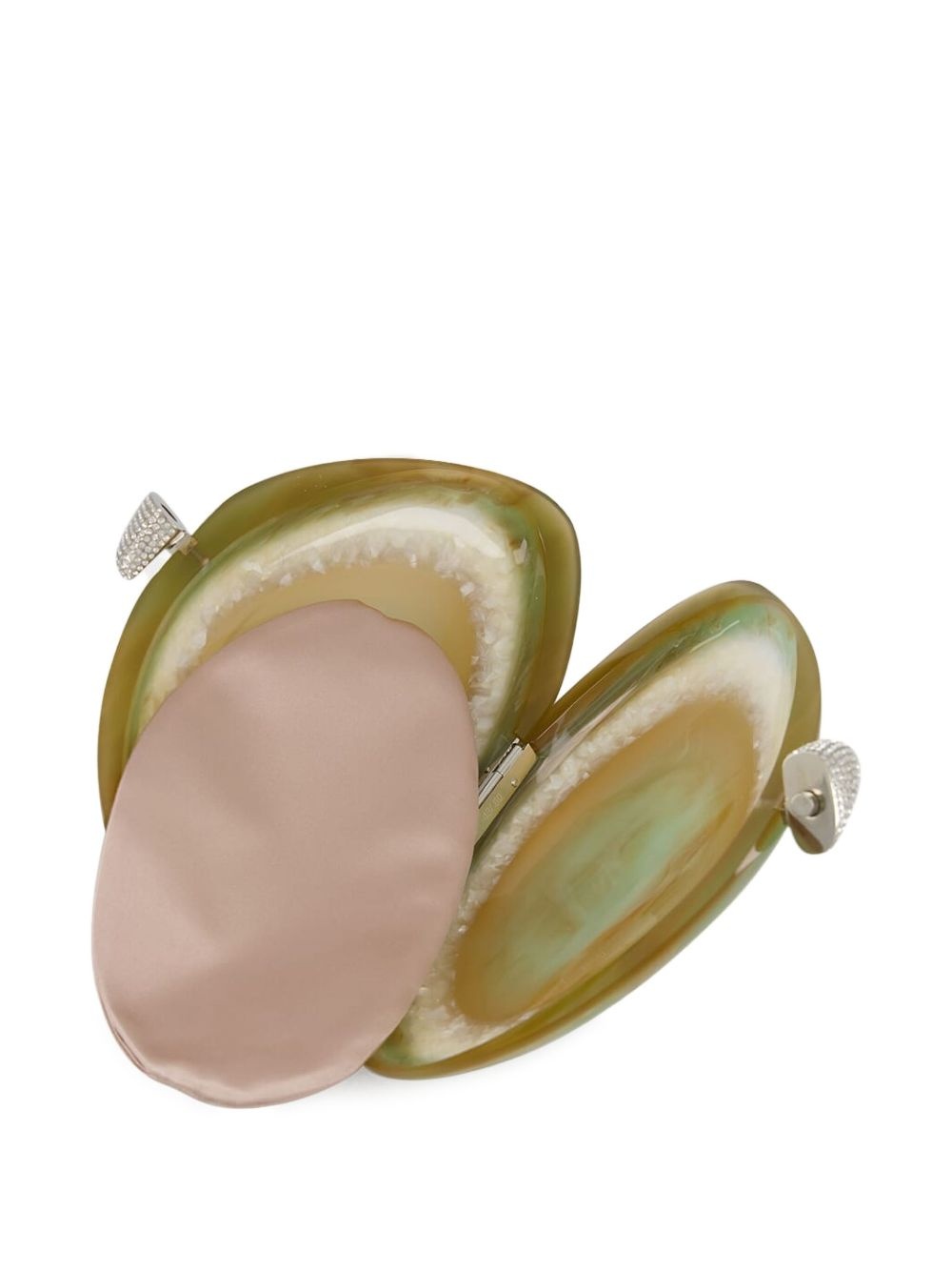 Ariel geode-effect clutch bag - 5