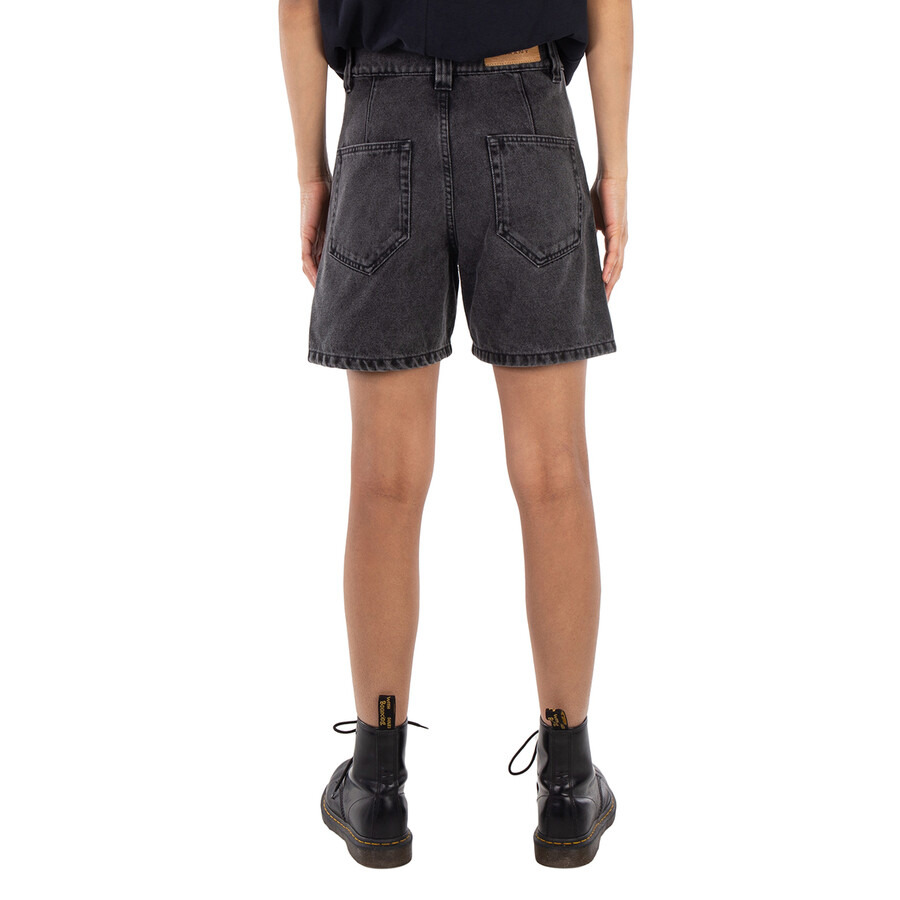 Isabel Marant Ladies Dark Grey Candice Denim Shorts - 3