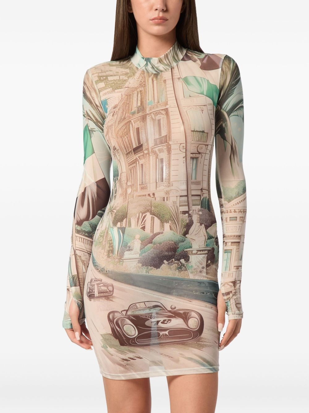 Racing mini dress - 3