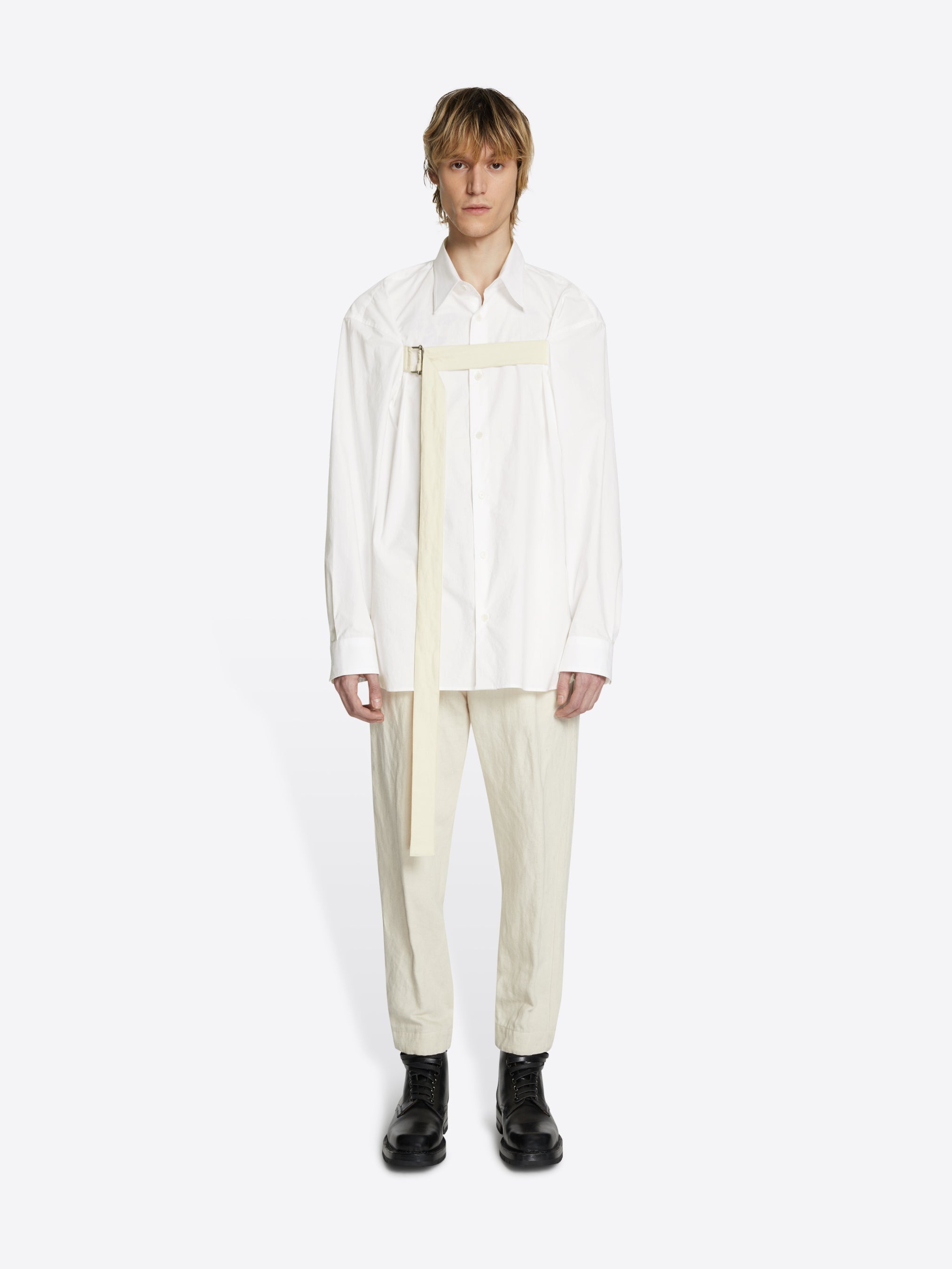 COTTON STRAP SHIRT - 2