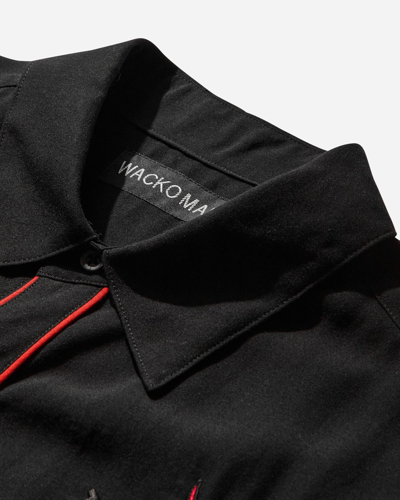 Men's Western Shirt (Type-5) Black / Red 3