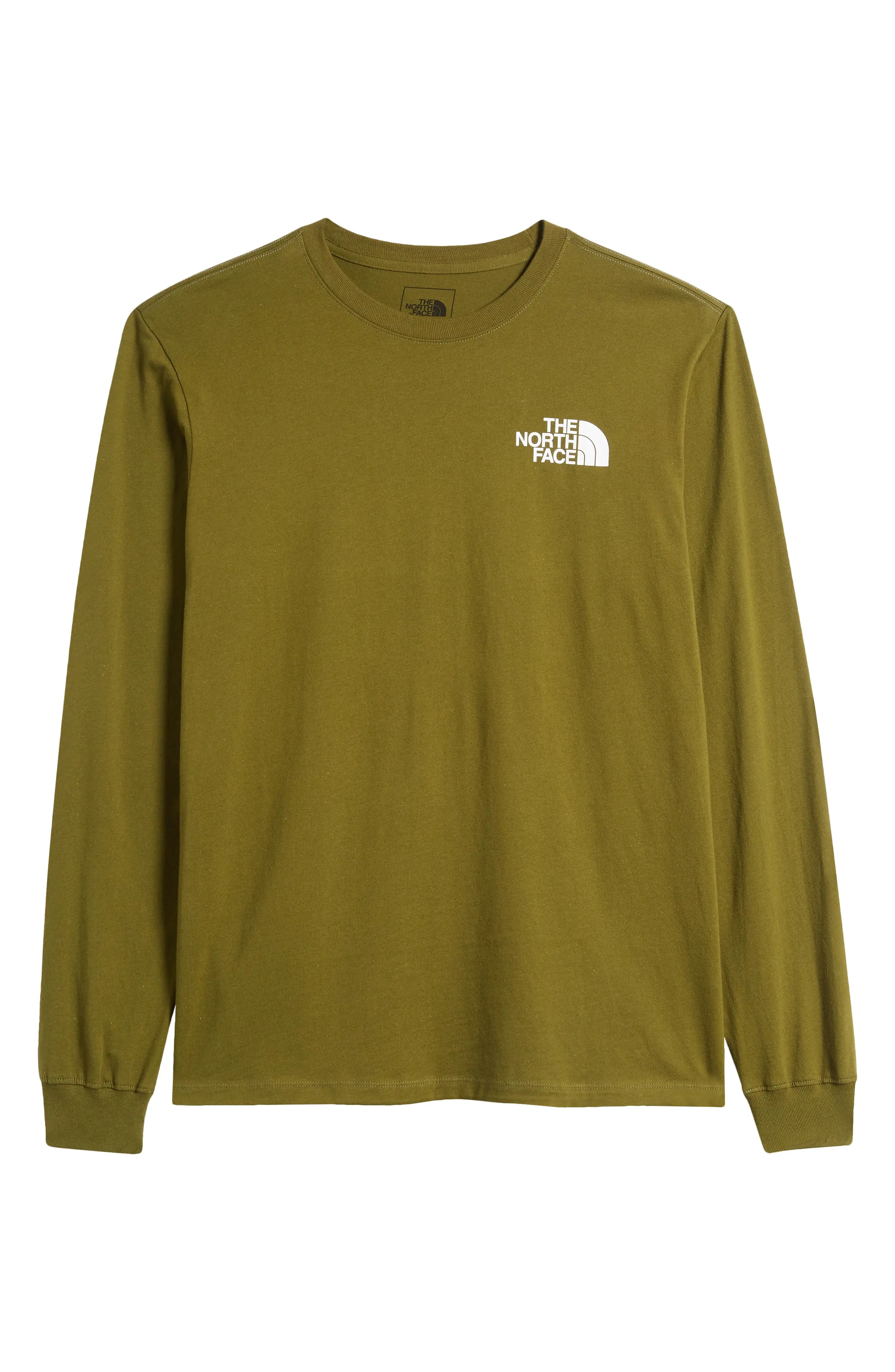 NSE Box Logo Graphic T-Shirt in Forest Olive/Khaki Stone - 5