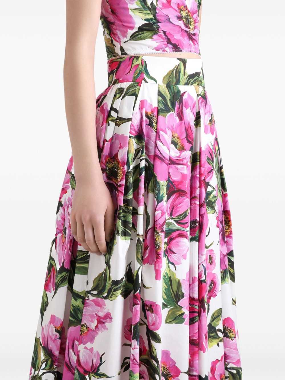 printed midi skirt - 5