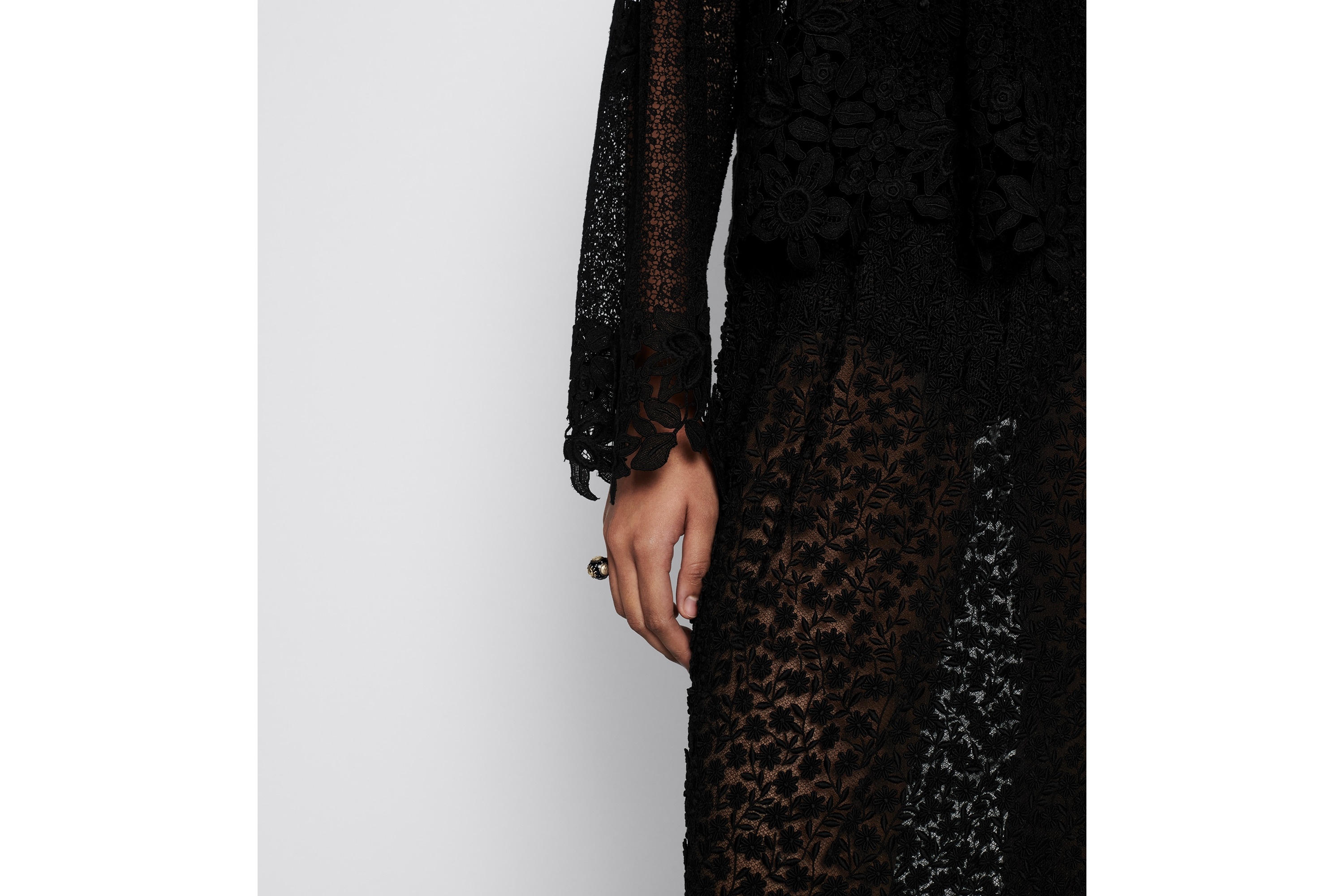 Blouse with Stand Collar - 6