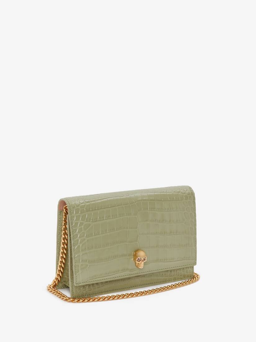 Small Skull Bag in Sage - 2