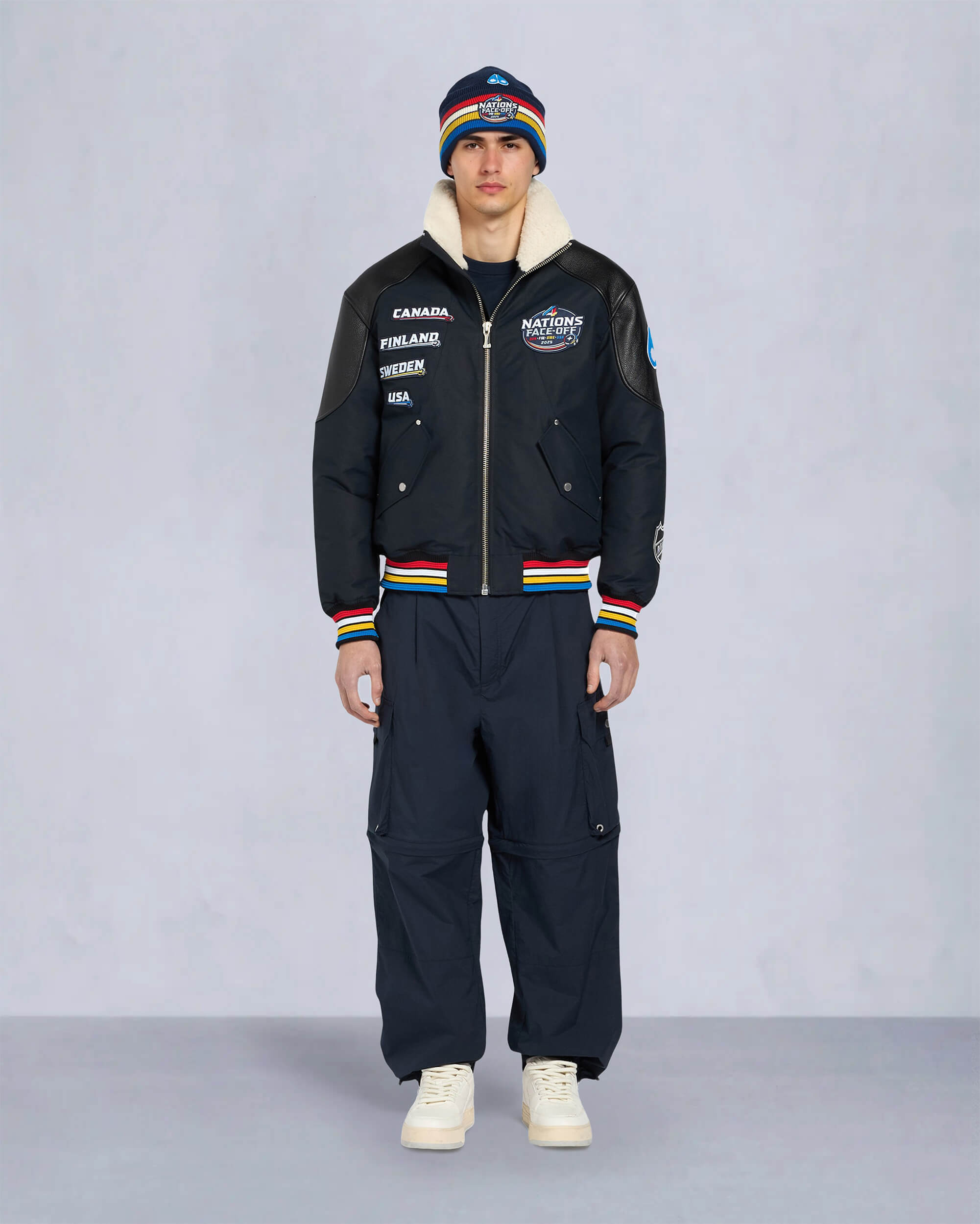 MOOSE KNUCKLES X NHL 4 NATIONS FACE-OFF BOMBER JACKET - 7
