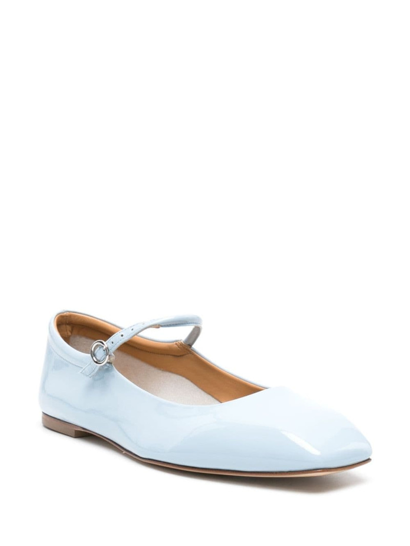 Aeyde Uma patent-leather ballerina shoes outlook
