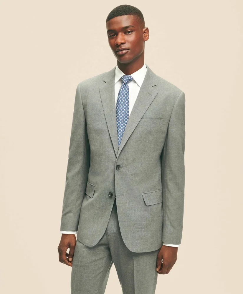 Brooks Brothers Explorer Collection Slim Fit Wool Suit Jacket - 1