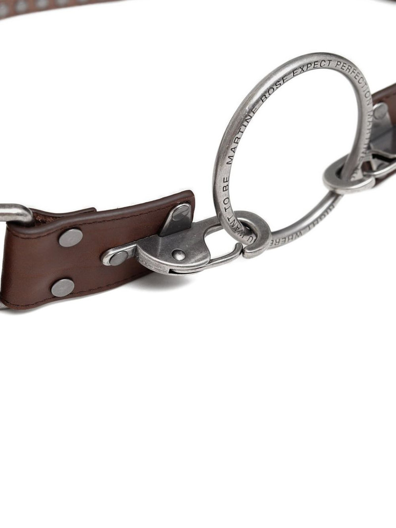 Martine Rose studded leather belt outlook