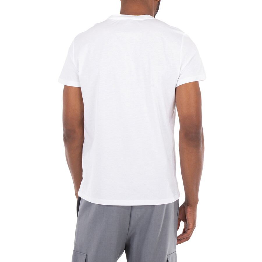 Balmain Flocked Logo Classic-Fit T-Shirt - 4