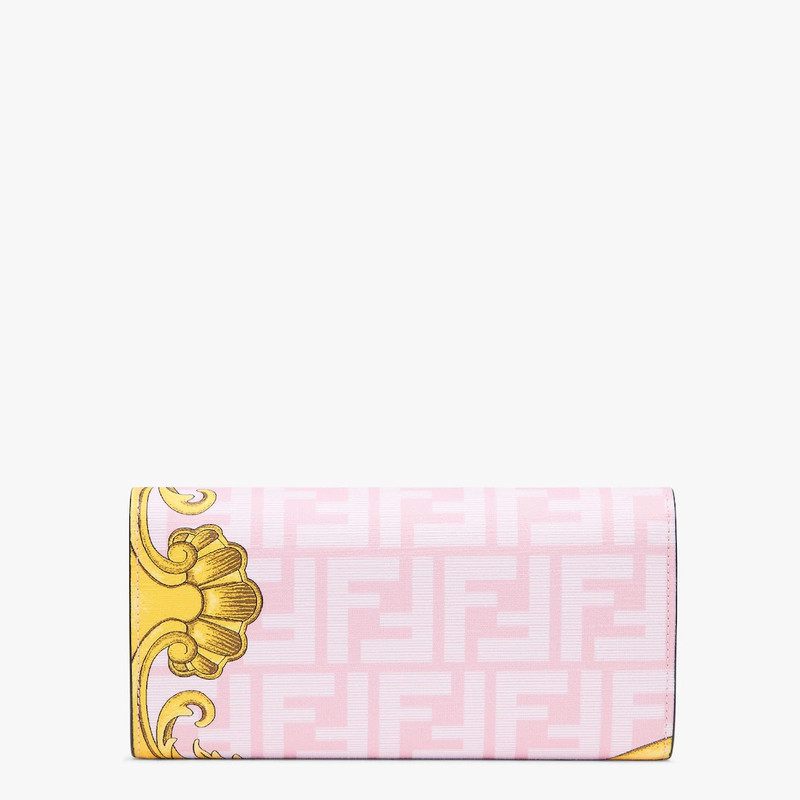 FENDI Fendace wallet in multicolor fabric outlook