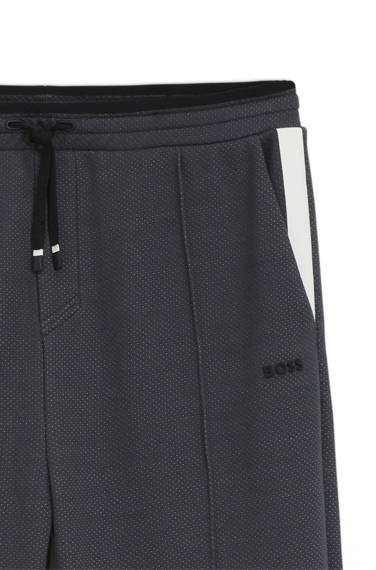 RELAXED-FIT TRACKSUIT BOTTOMS IN QUILTED JACQUARD - 6