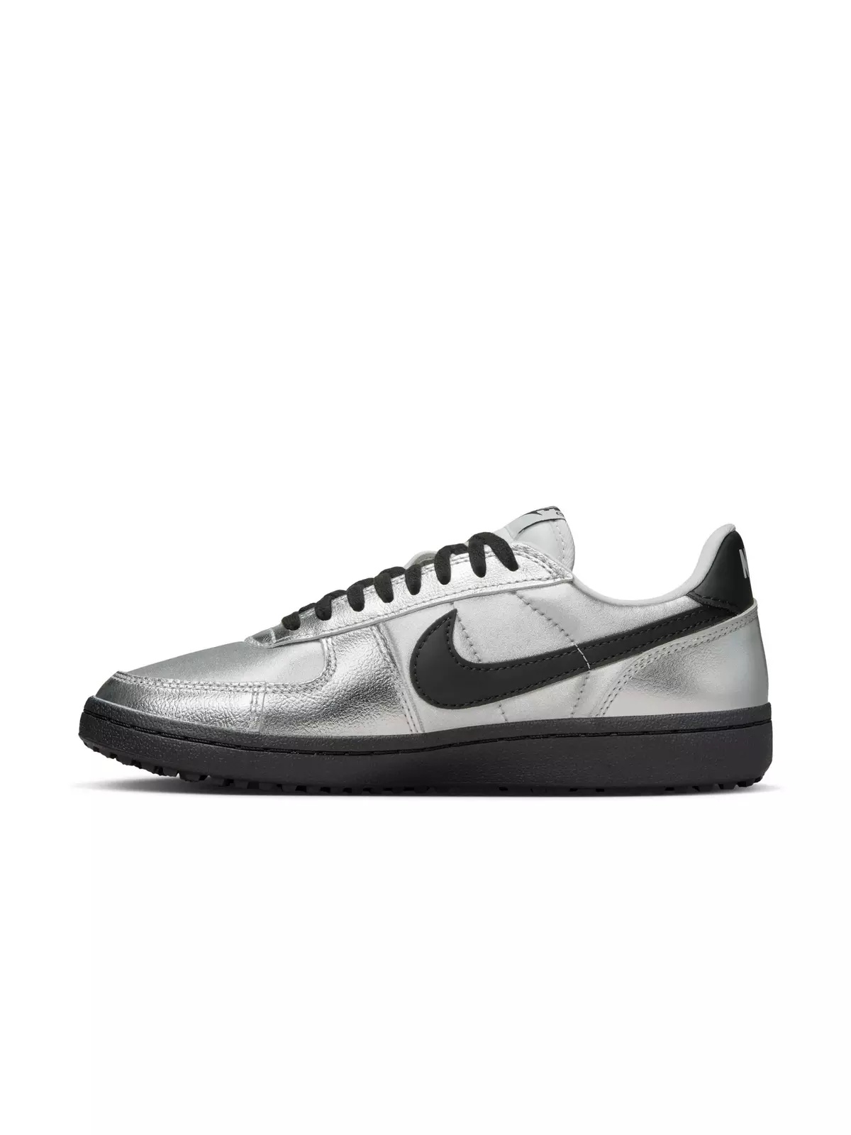 Field General "Metallic Silver/Black" Women's Shoe - 4