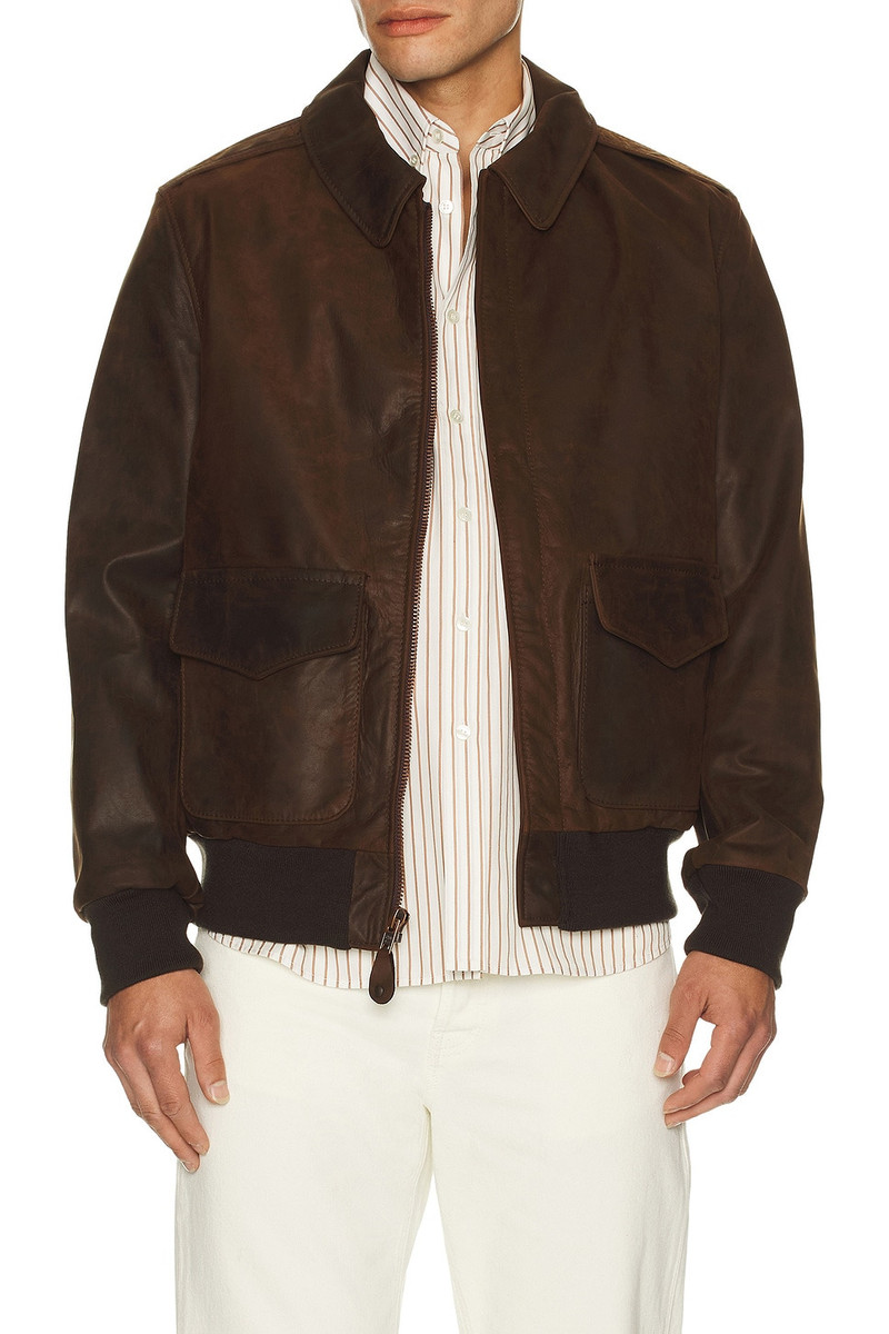 Schott Lightweight Cowhide A-2 Jacket outlook