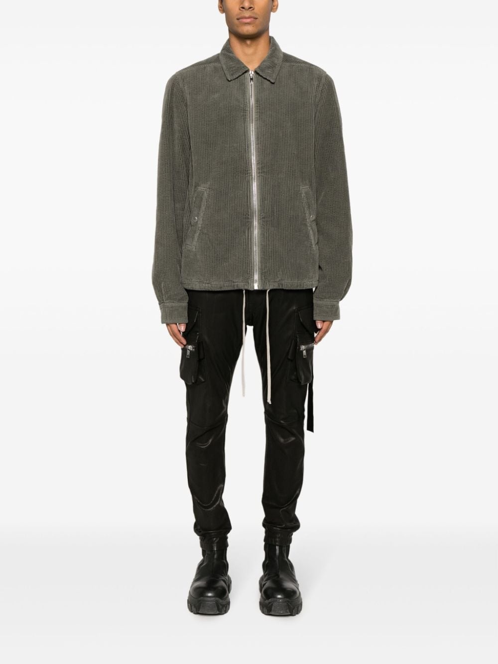 DRKSHDW corduroy shirt jacket - 2