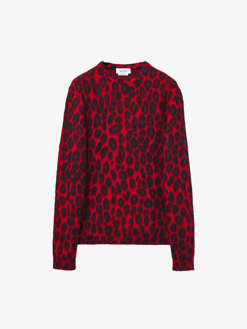 Leopard Jacquard Jumper - 2