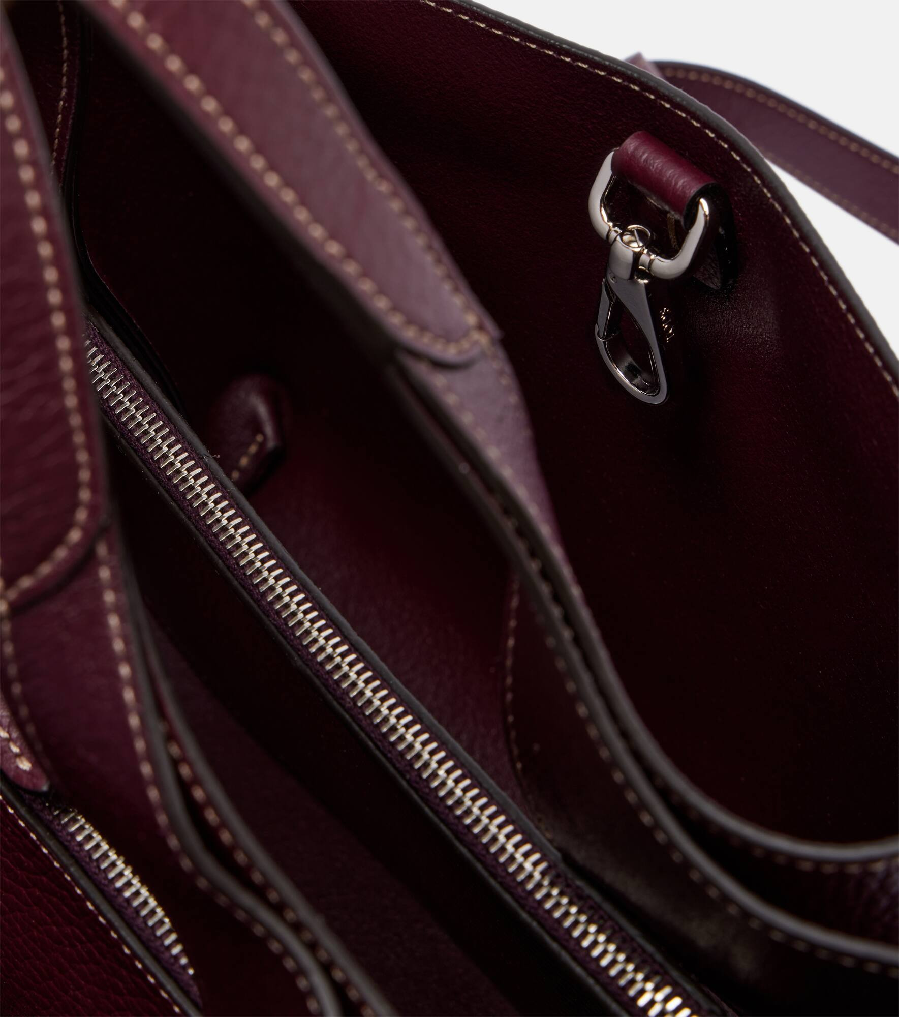 T Timeless Mini leather tote bag - 3