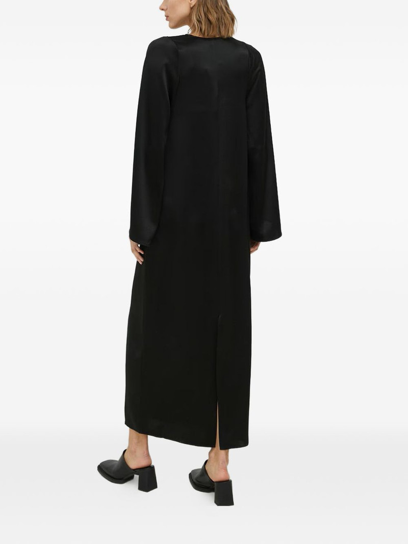 V-neck long-sleeve maxi dress 3