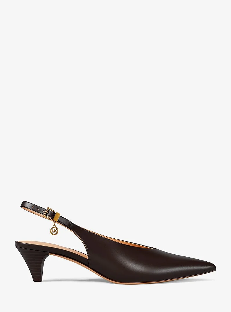 Tonya Leather Slingback Pump - 1