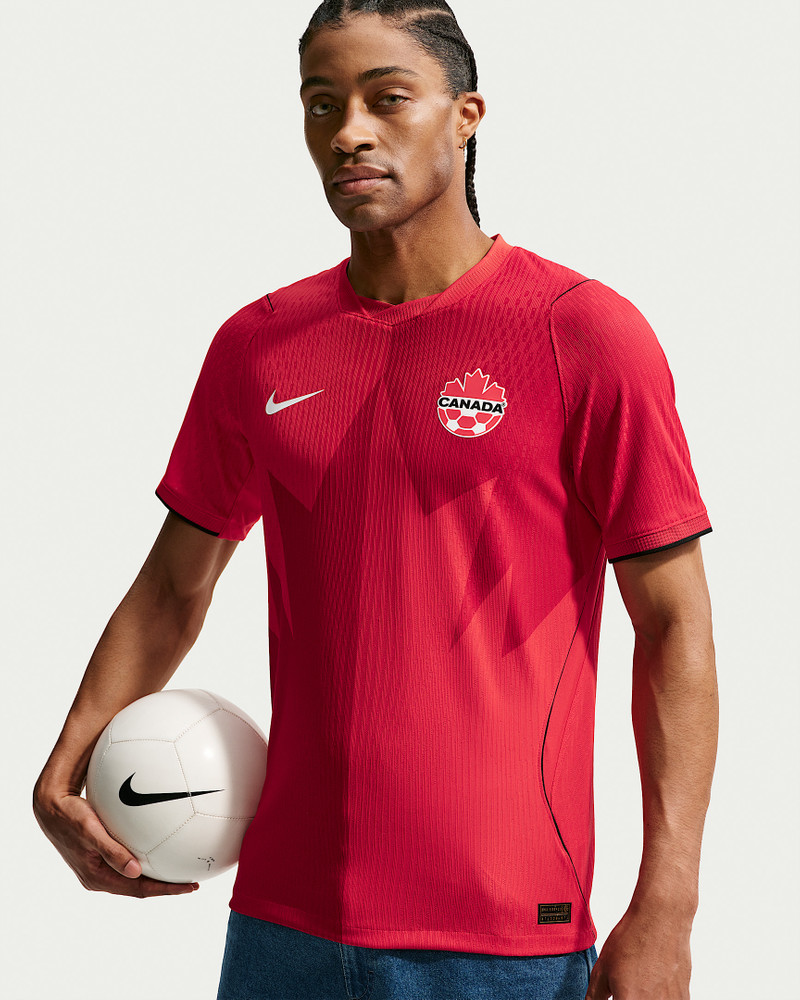 Canada Soccer 2026 Match Home Men's Nike Aero-FIT Soccer Jersey 1