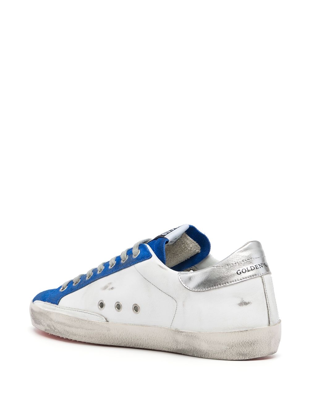 Superstar contrast-panel low-top sneakers - 3