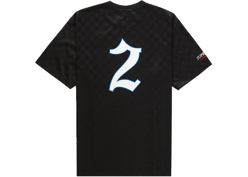Supreme Supreme Umbro Soccer Jersey Black outlook