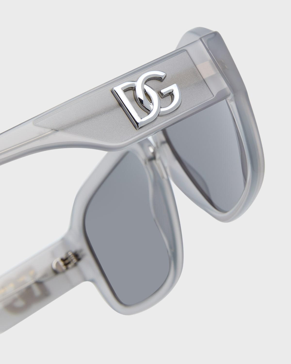 DG Acetate & Metal Aviator Sunglasses - 4