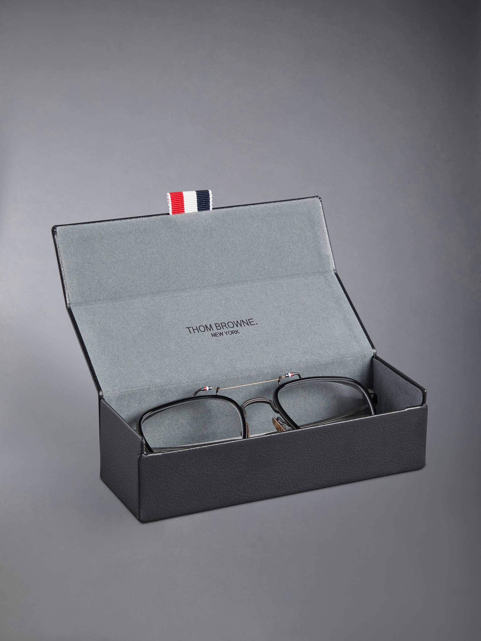 Acetate And Titanium Rectangular Aviator Eyeglasses - 6