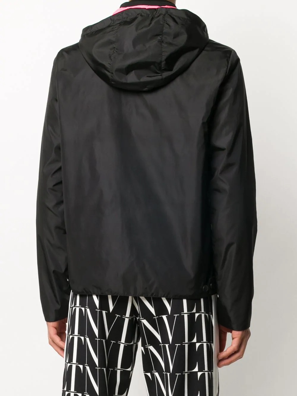 VLTN print reversible windbreaker - 4