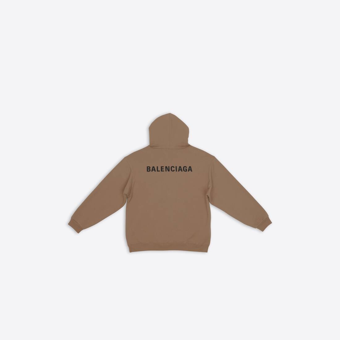 Men's Balenciaga Hoodie Regular Fit in Beige - 2