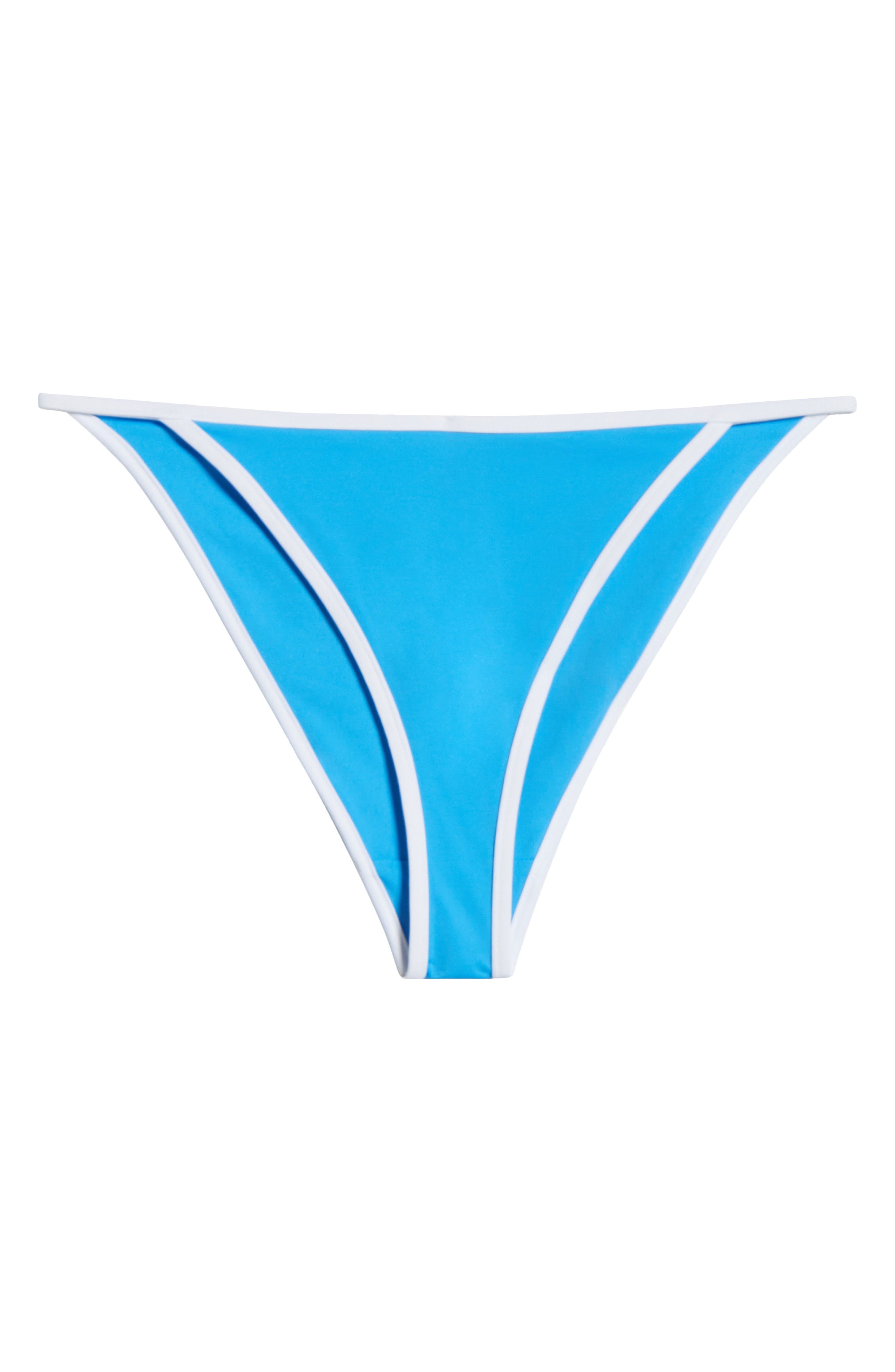 Sporty & Rich Kate Contrast Swim Bottoms in Juniper at Nordstrom - 6