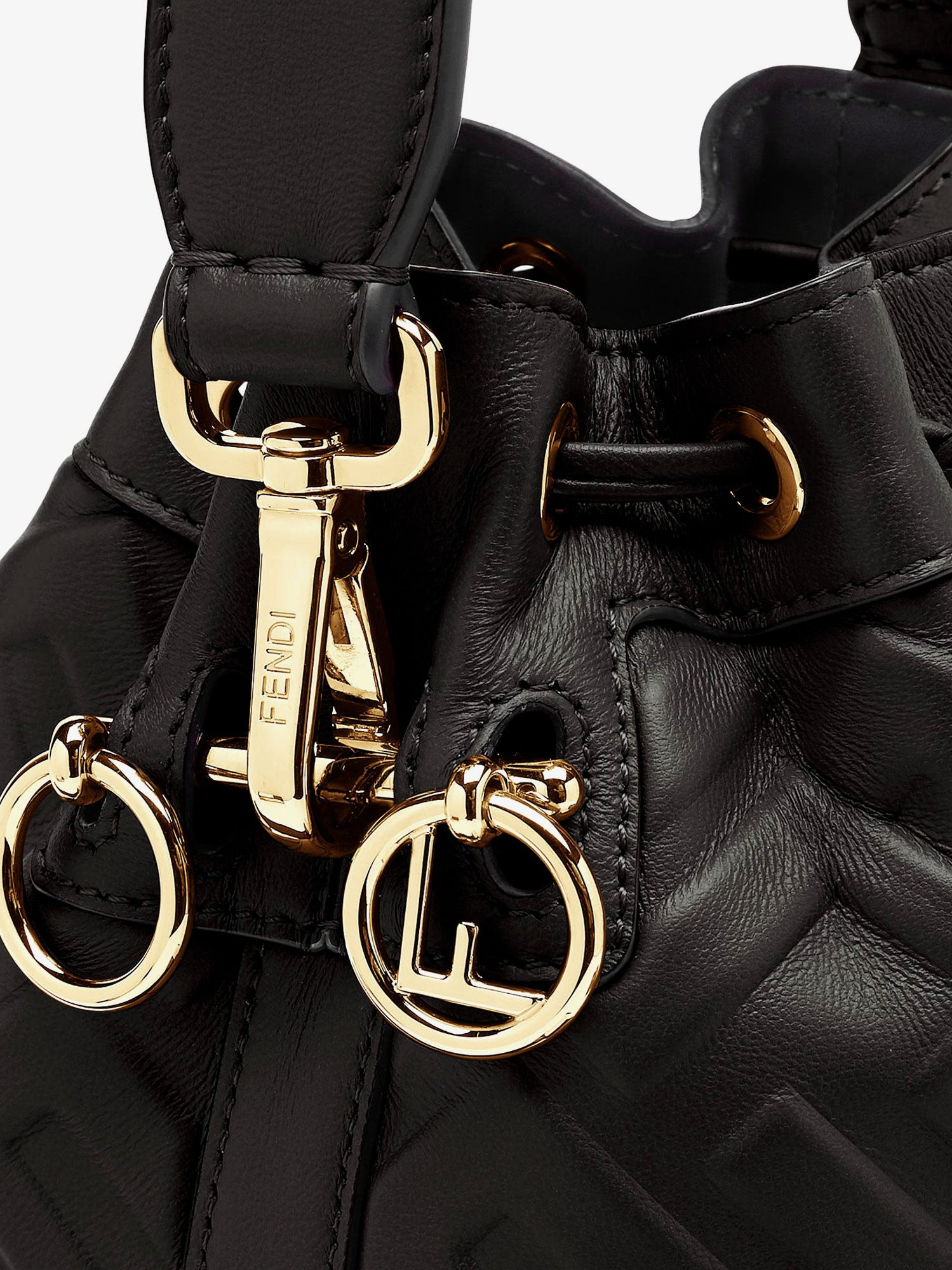 Mon Tresor Leather Bucket Bag - 4