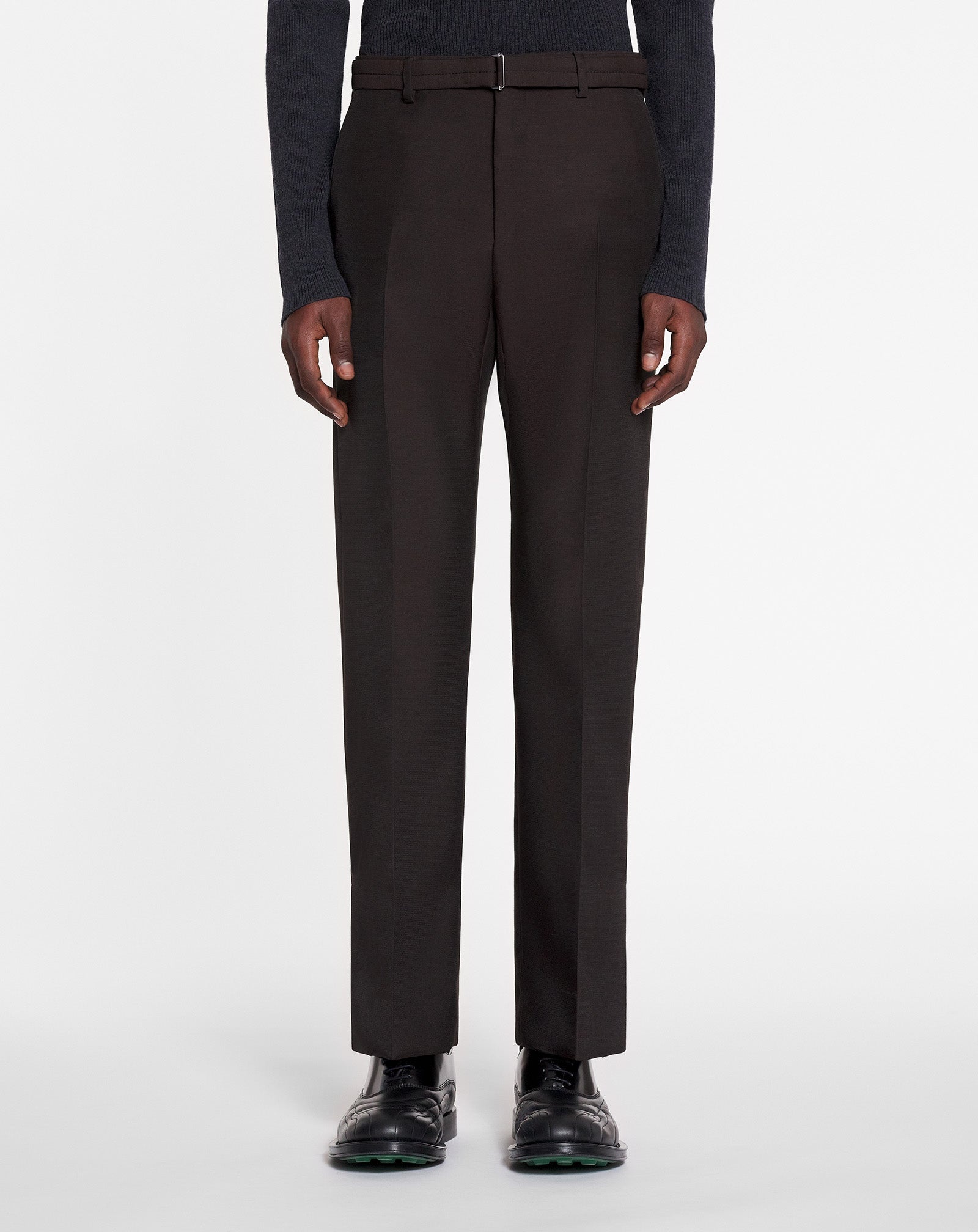 STRAIGHT SLIT PANTS - 3