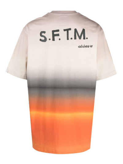 adidas x SFTM gradient-effect T-shirt outlook