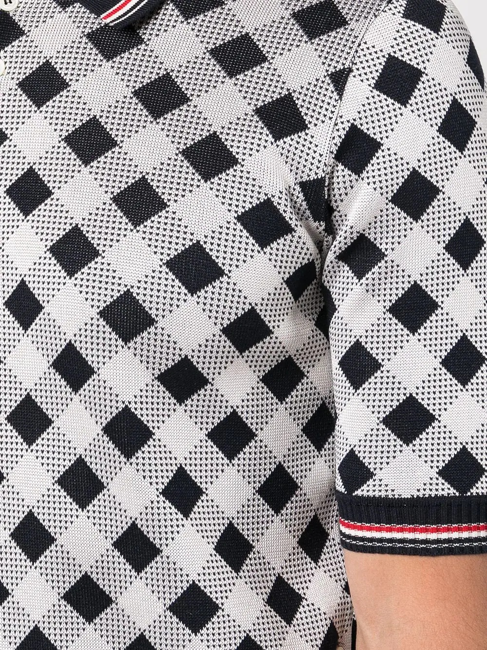 gingham polo shirt - 5